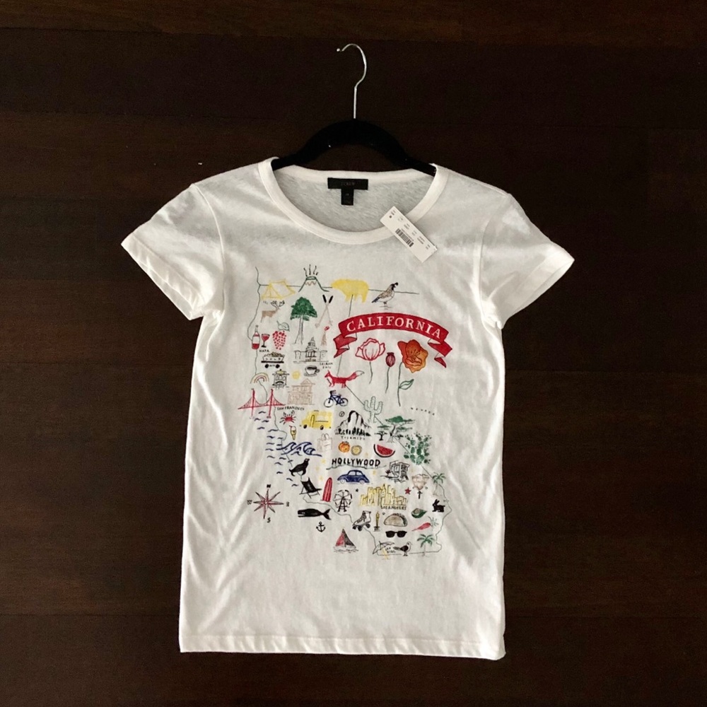 J. Crew California Tee